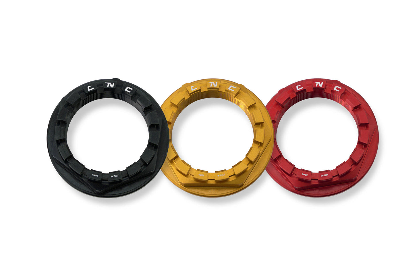 DA381 - CNC Racing Left Hand (Sprocket) Rear Axle Nut for small hub (5 hole) Ducati