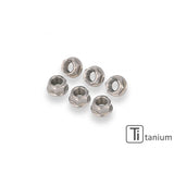 DA387X - CNC Racing Titanium Sprocket Nuts for Ducati, KTM, and Kawasaki (set of 6) - M10x1.25