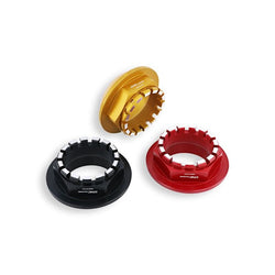 DA503 - CNC Racing Bi-Color Right Hand (Wheel) Rear Axle Nut for small hub (5 hole) Ducati