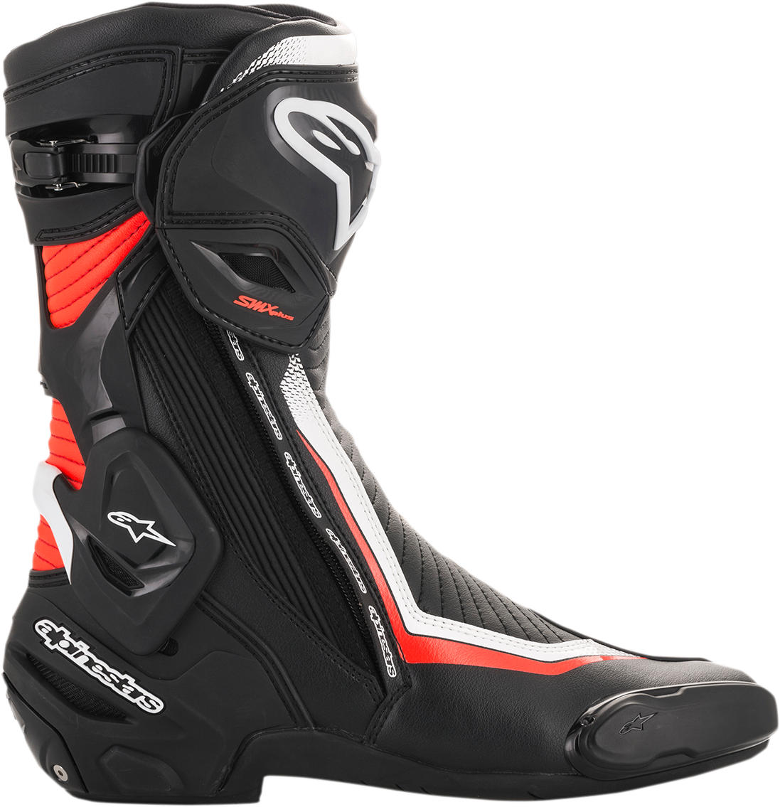 Alpinestars - SMX Plus Boots - Black/White/Red Fluorescent