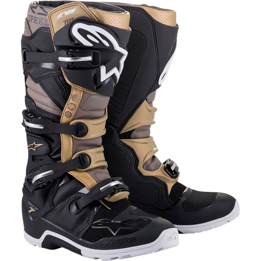 Alpinestars - Tech 7 Enduro Drystar® Boots - Black/Gray/Gold