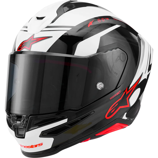 Alpinestars - Supertech R7 Helmet - 22.06 - A-Core - Gloss Black/White/Red
