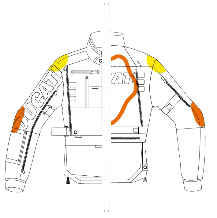 98109264 - Ducati Explorer 2.0 Jacket - Black/Red