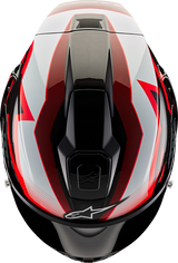 Alpinestars - Supertech R10 Helmet - Team - Black/Carbon Red/Gloss White