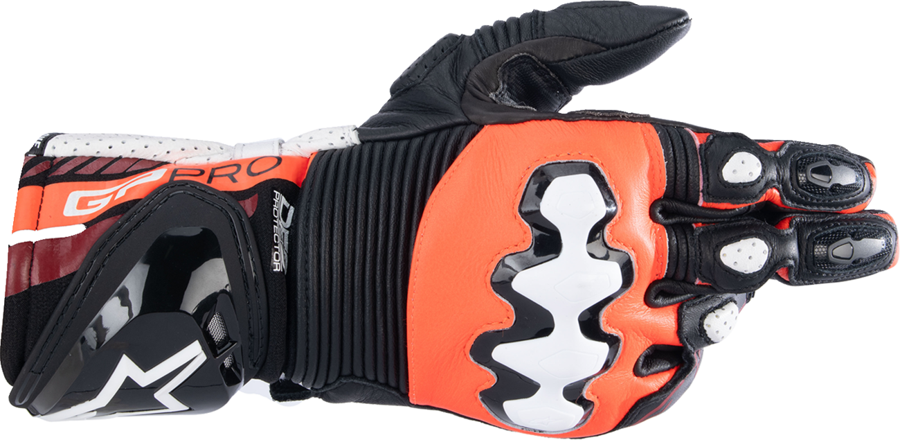 Alpinestars - GP Pro R4 Gloves - Black/Fluo Red/White