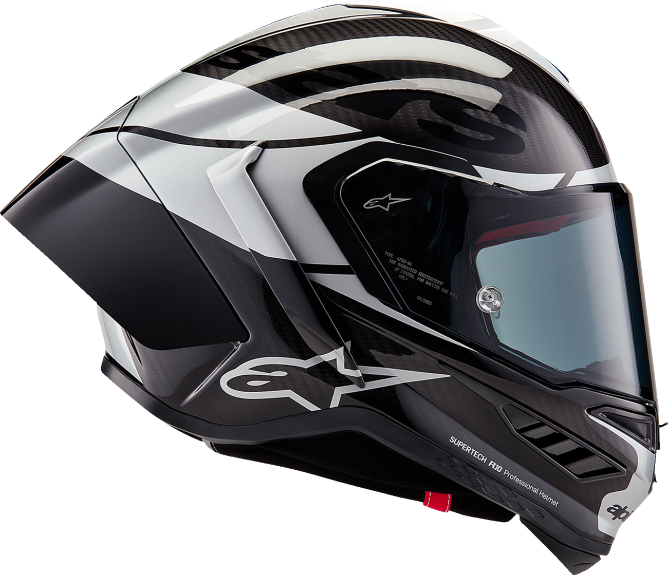 Alpinestars - Supertech R10 Helmet - Element - Carbon/Silver/Black