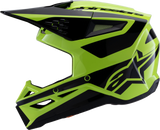 Alpinestars - SM3 Helmet - Heat - Gloss Yellow Fluo/Black