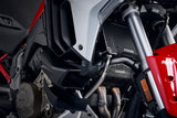 PRN015299-016152-016164-11 - Evotech Radiator Cylinder Head Guard Complete Set Ducati Multistrada V4 Rally (2025+)