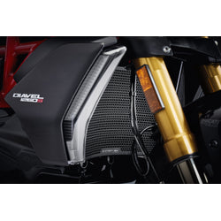 PRN011674-014512-02 - Evotech Ducati Diavel 1260 S Radiator and Oil Cooler Guard Set (2019 - 2022)