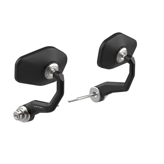 PRN016466-017175-018528 - Evotech Handguard Bar End Mirrors - Sport
