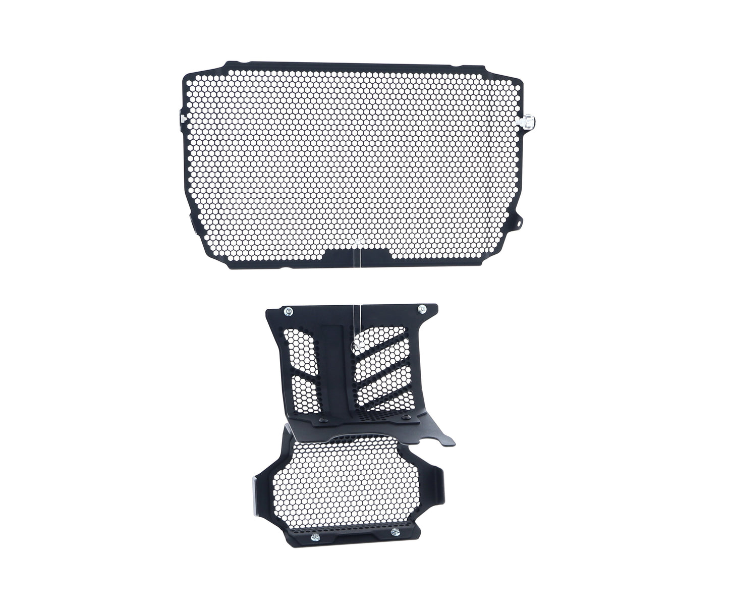 PRN010929-013069-013100 - Evotech Radiator & Engine And Oil Cooler Guard - Set