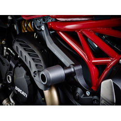 PRN011676-03 - Evotech Ducati Monster 1200 R Frame Crash Protection 2016 - 2019