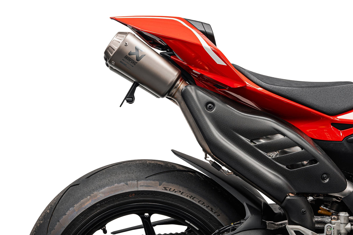 PRN016585-020455 - Dynamic Tail Tidy  With Sequential Indicators For Akrapovic Titanium Full - Race Exhaust System