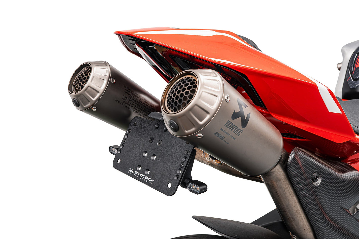PRN017900-020455 - Dynamic Tail Tidy  With V1 Indicators For Akrapovic Titanium Full - Race Exhaust System