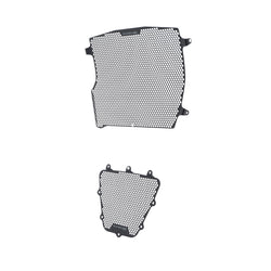 PRN013089-013090-04 - Evotech Ducati XDiavel Dark Radiator and Oil Cooler Guard Set (2021+)