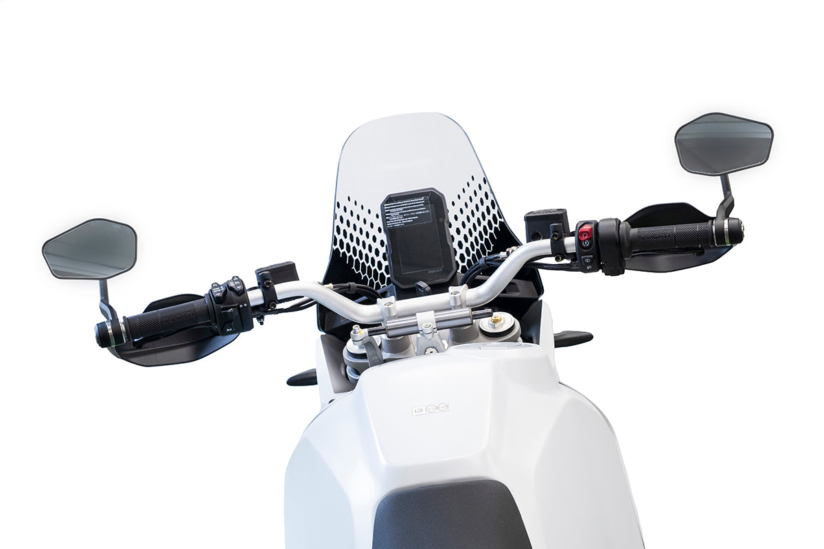 PRN016466-017175-018528 - Evotech Handguard Bar End Mirrors - Sport