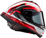 Alpinestars - Supertech R10 Helmet - Team - Black/Carbon Red/Gloss White