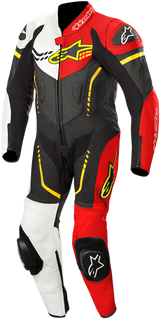 Alpinestars - Youth GP Plus 1-Piece Leather Suit - Black/White/Red Fluorescent/Yellow Fluorescent