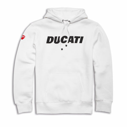 98780467 - Ducati Essential Hooded sweatshirt - WHITE