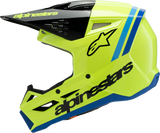 Alpinestars - Youth SM3 Helmet - Radium - Gloss Yellow Fluo/Black/Blue