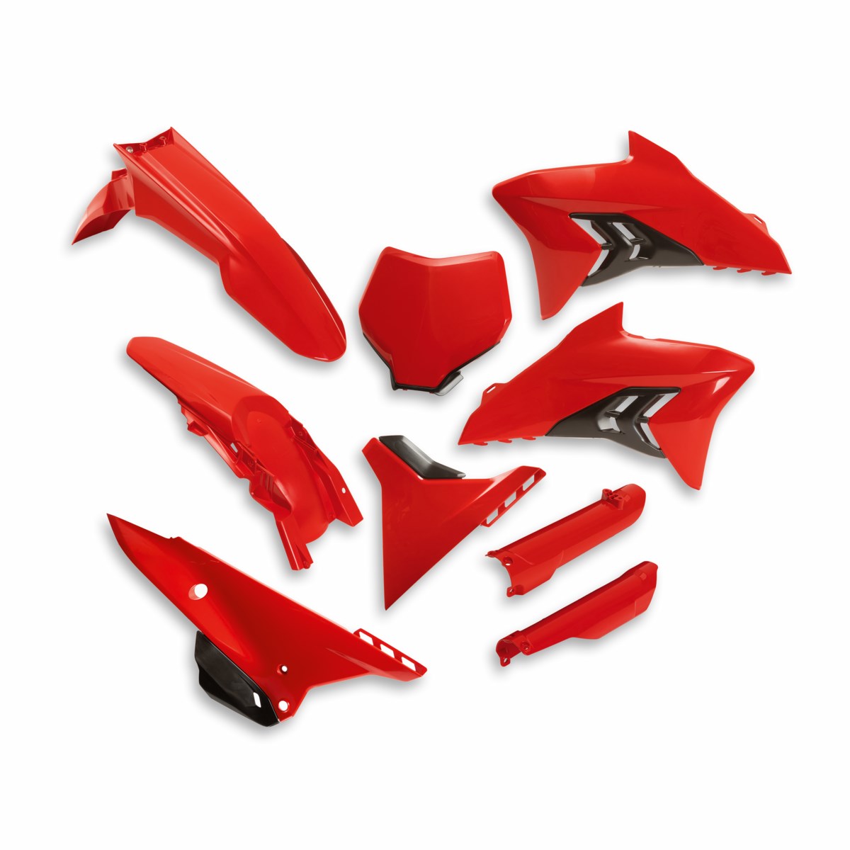 97181561AA - Complete plastic kit - Desmo450 MX - RED