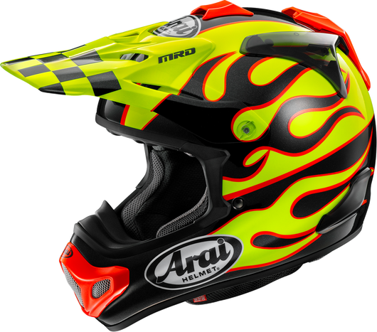 Arai Helmets VX-Pro4 Helmet Flame Yellow – Ducati Omaha