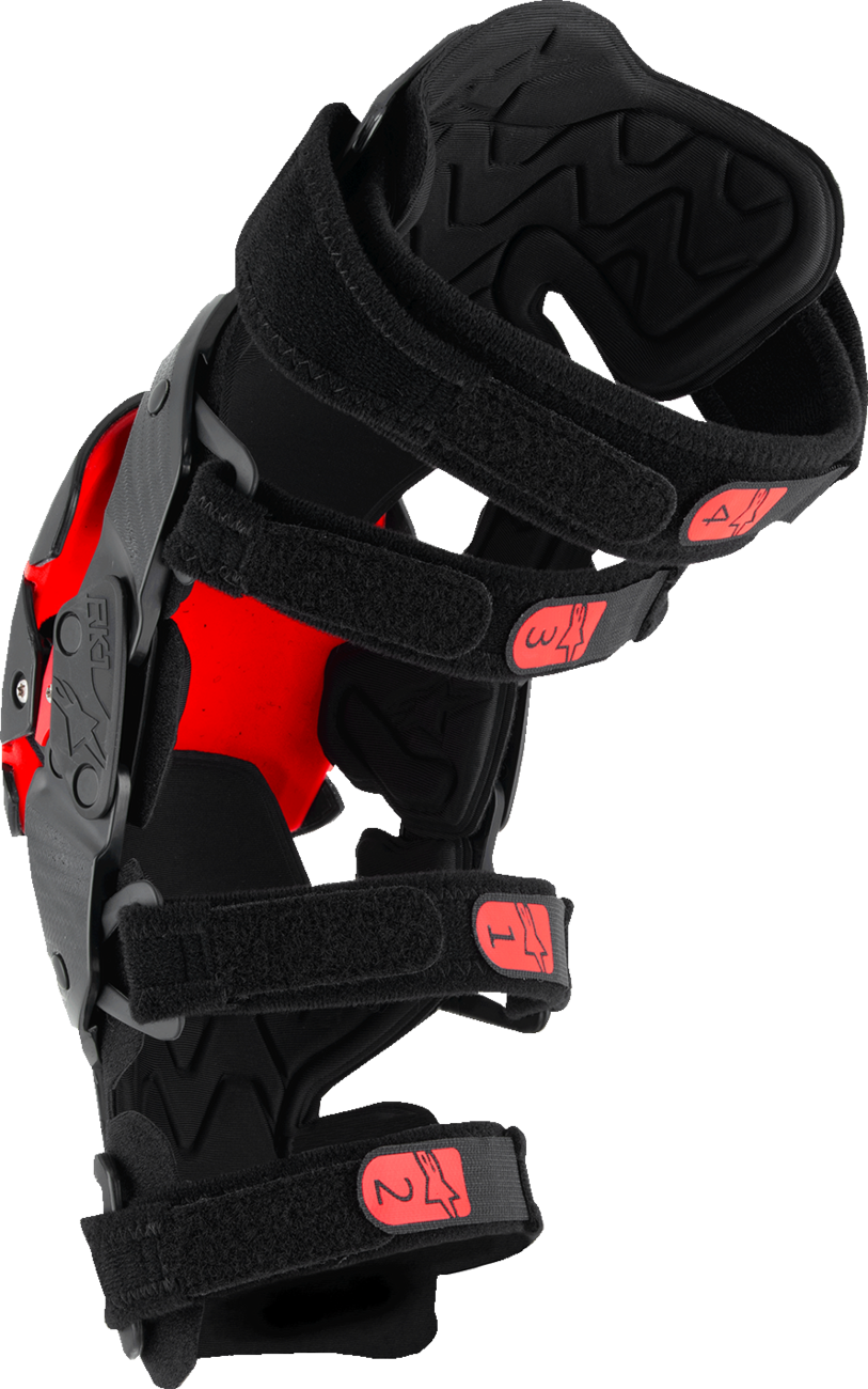 Alpinestars - RK-1 Plasma Knee Braces - Black/Red