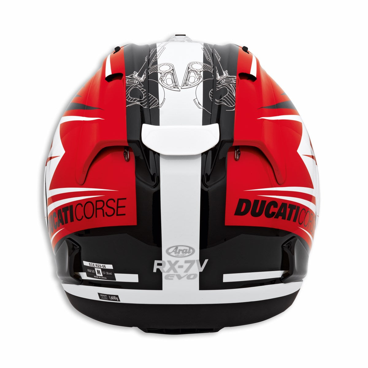 98108536 - Ducati Corse V7 Full-face helmet – Ducati Omaha