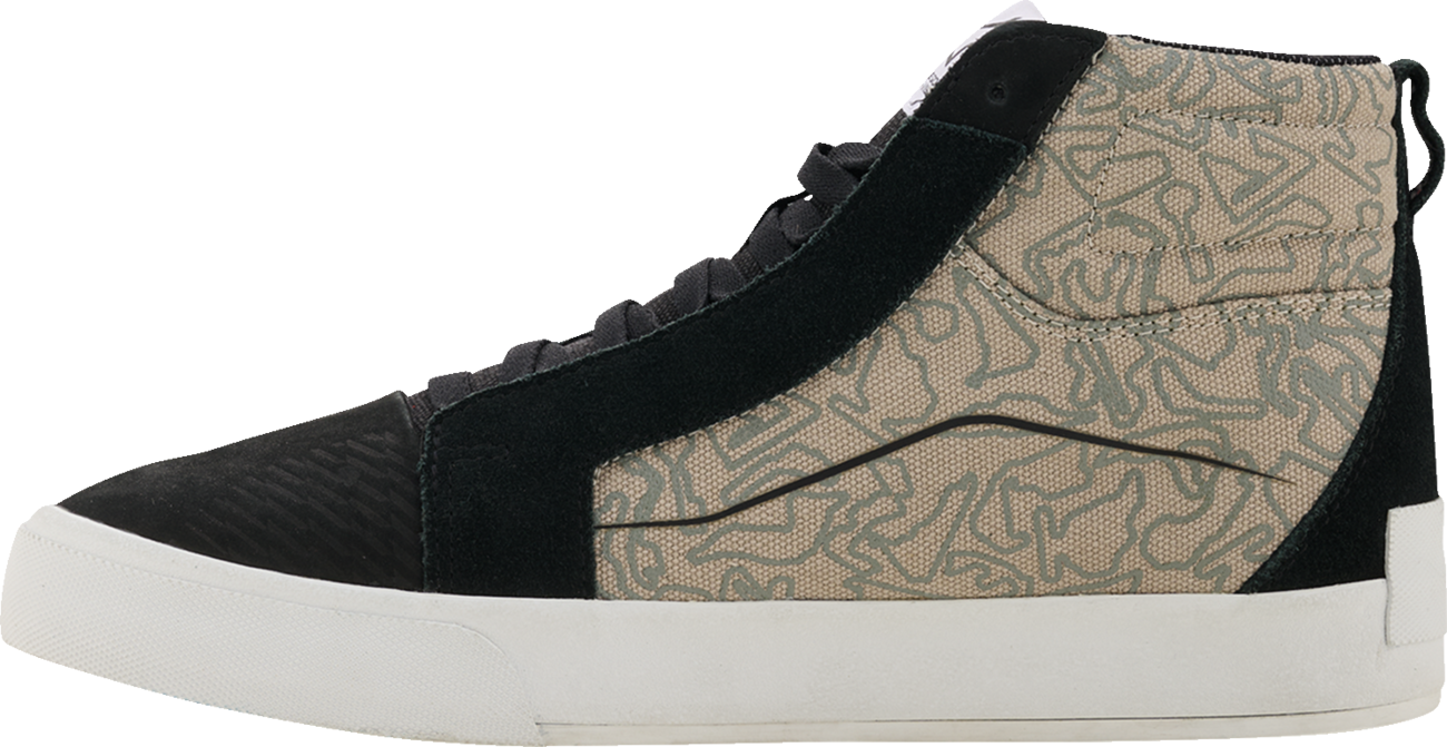Alpinestars - Ride-63 Canvas Shoes - Black/Cool Gray/White
