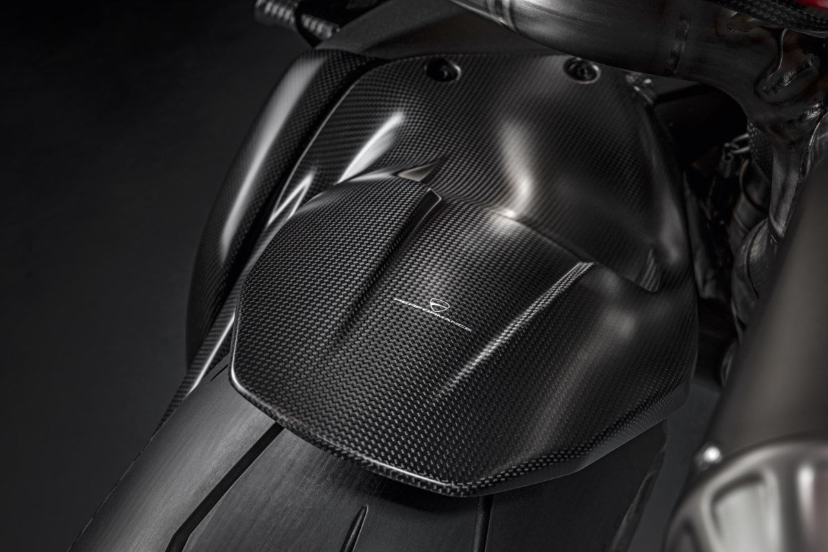 96981551AA - CARBON REAR MUDGUARD FOR FULL EXHAUST – Ducati Omaha