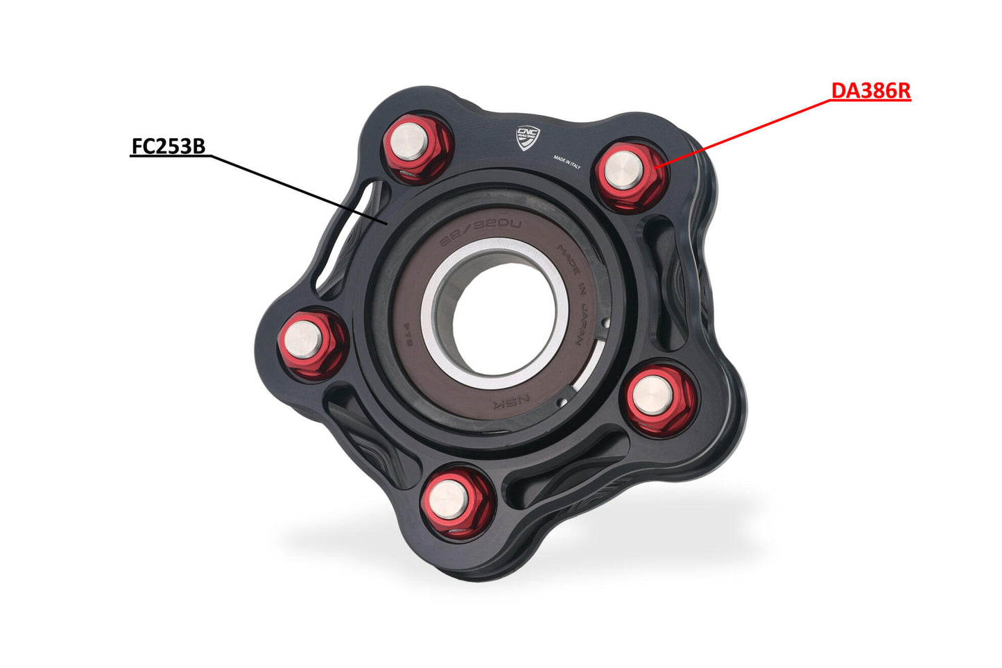 FC253 - CNC Racing Aluminum Rear Sprocket Carrier for Ducati Panigale / Streetfighter V4 (2025+)