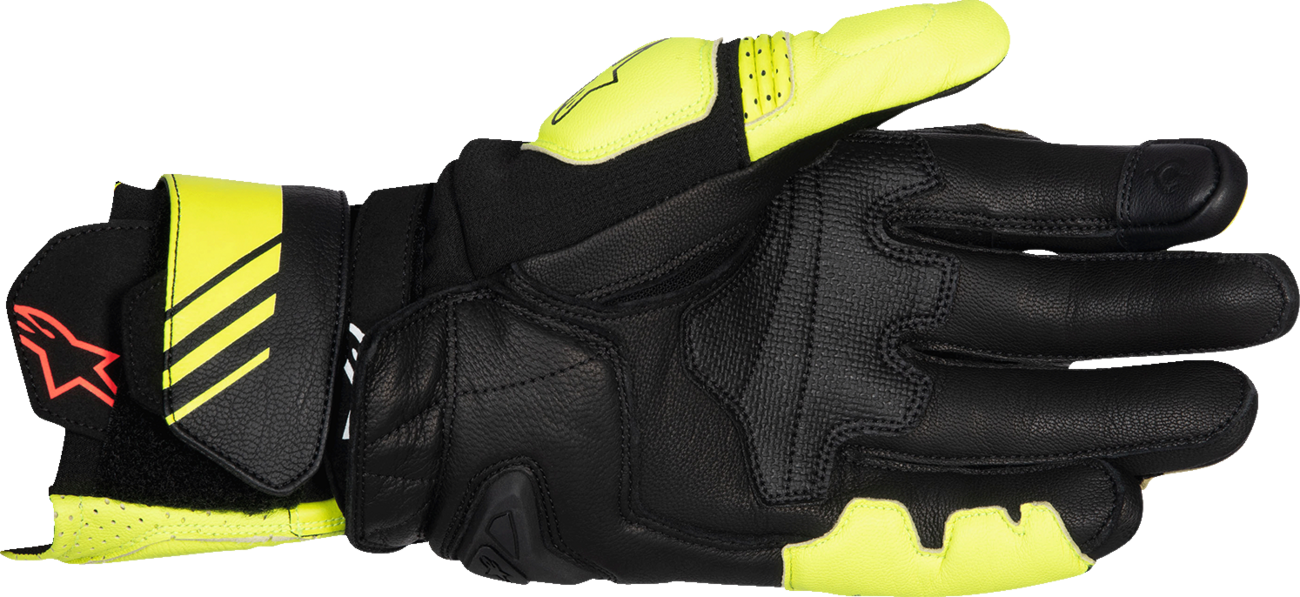 Alpinestars - GP Plus R V3 Leather Gloves - Fluo Yellow/Black