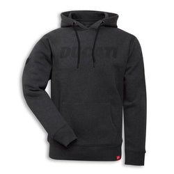 98770341 - Ducati Logo Hooded Sweatshirt - Anthracite Gray