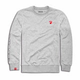 98771204 - Ducati Logo Round-Neck Sweatshirt - Gray