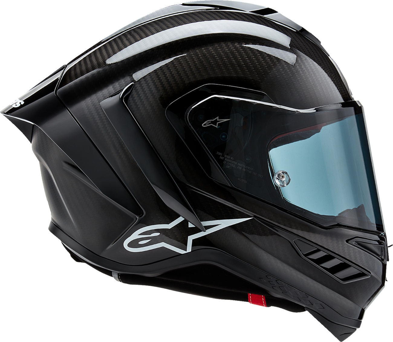 CLOSEOUT OS - Alpinestars - Supertech R10 Helmet - Solid - Carbon Black - Size S