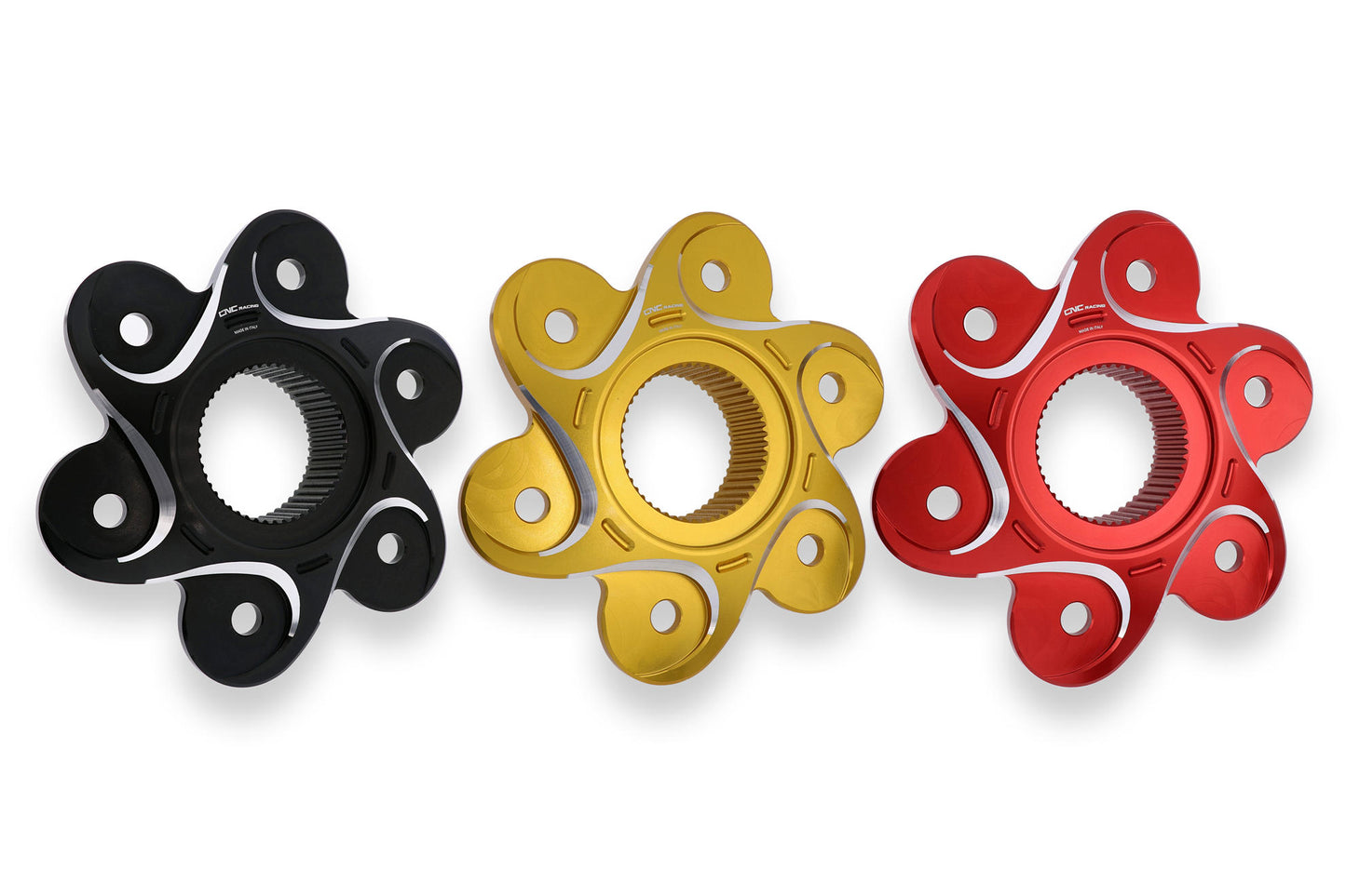 FL504 - CNC Racing BI-COLOR 6 Hole Rear Sprocket Flange for Ducati