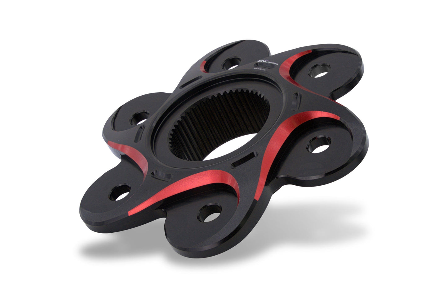 FL507 - CNC Racing Black/Red or Gold BI-COLOR 6 Hole Rear Sprocket Flange for Ducati Panigale / Streetfighter V4 / S / R / Speciale