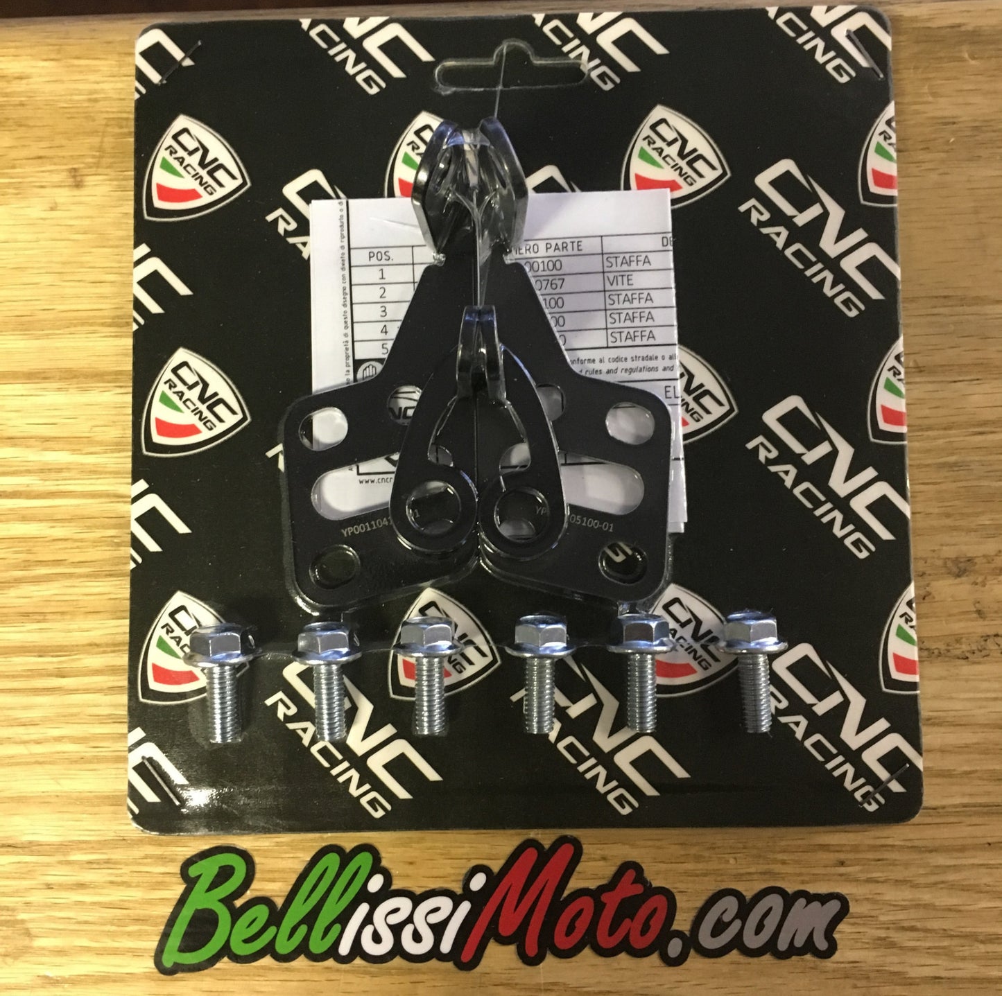 ZAB24B - CNC Racing Mounting kit for Carbon Fiber GP Racing Front Brake Rotor Cooling Ducts For Ducati Panigale V2