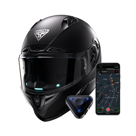 CLOSEOUT - Forcite MK1S Carbon Fiber Smart Helmet - Size S