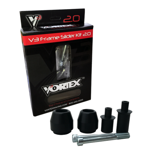 CLOSEOUT - Vortex V3 2.0 Frame Sliders - SR205 - Hypermotard 2013-2016