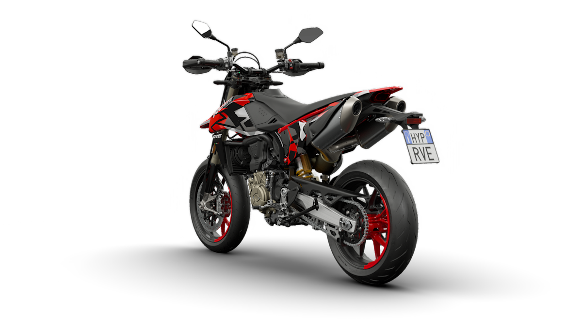 2025 Ducati Hypermotard 698 Mono RVE - Graffiti