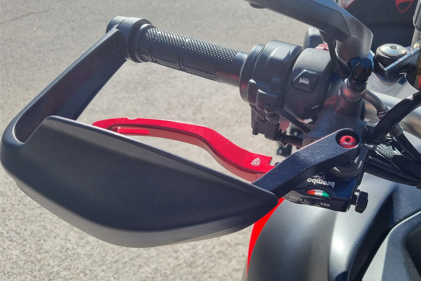 IFA03 - CNC Racing Mounting kit for Brembo RCS Clutch master cylinders for Ducati Multistrada V4 and Hypermotard 698 Mono