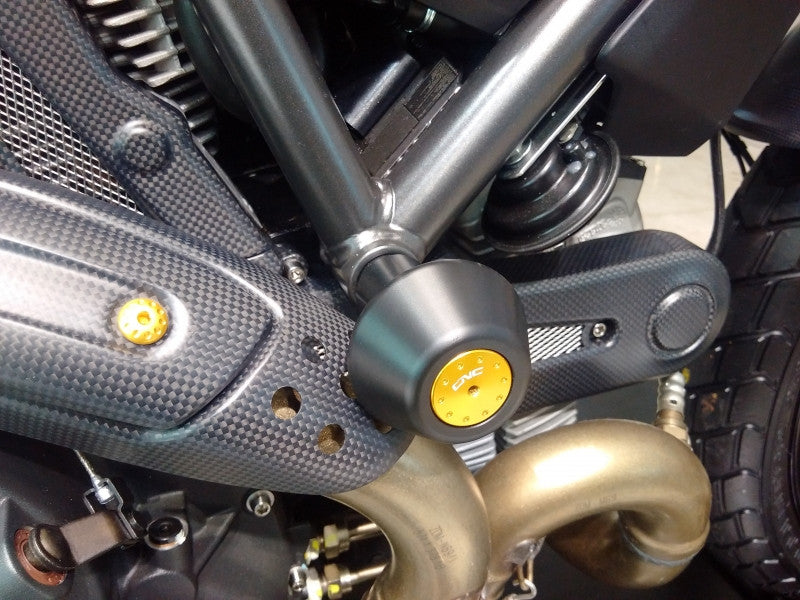 TC212 - CNC Racing Frame Sliders for Ducati Scrambler