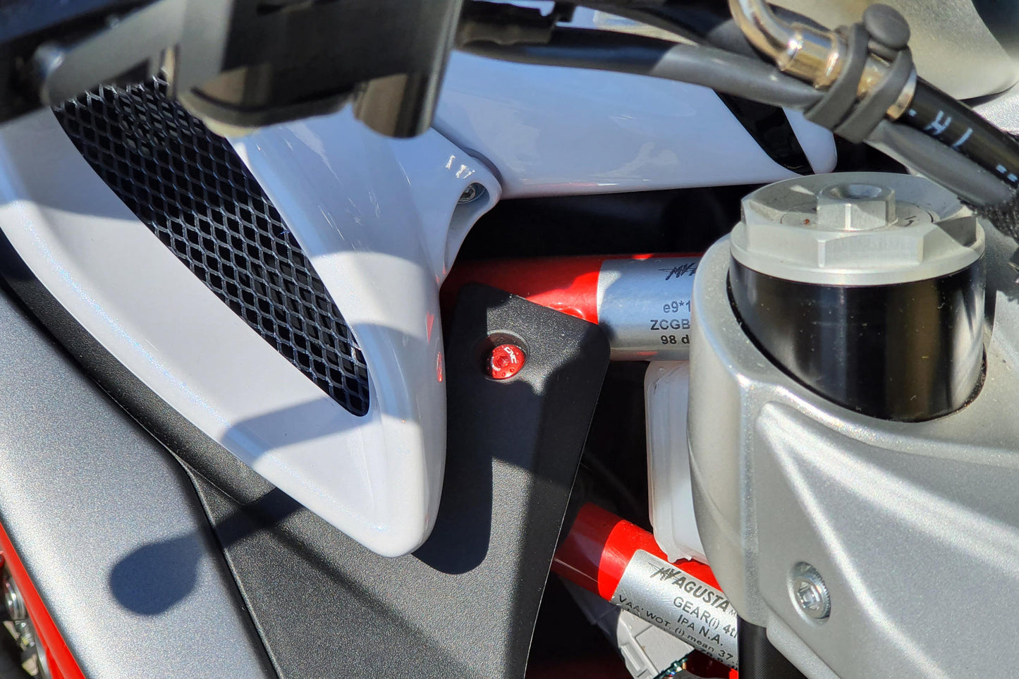 KV316 - CNC Racing Screw kit - Multi use for Ducati Hypermotard 821/939, Aprilia Tuono V4, and MV Agusta F3 / B3  (675 / 800) models