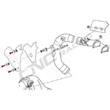 KV323 - CNC Racing Exhaust Guard Screw Kit For Ducati Streetfighter 848/1098 and Diavel and Rear Fender for Kawasaki ZX-10R (11-17)