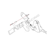 KV364X - CNC Racing Titanium Screw for 2015+ Monster, Multistrada 1200 Enduro / 950 & Streetfighter Exhaust Silencer Bracket