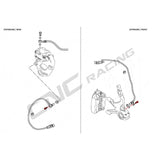 KV377X - CNC Racing Titanium Bolt for ABS Sensor (1) M6x16 for MTS 1200 Eduro and MTS 950