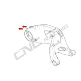 KV429X - CNC Racing Titanium Rear hub Pinch Bolt kit for Large Ducati Swingarm Fits: 1198/1098/848, Panigale 1199/1299, SF 1098/848, MTS 1200 (all except Enduro), Diavel