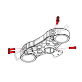 KV431X - CNC Racing Titanium Bolt kit for Upper Triple Clamp for PST10BS (Cnc Triple for XDiavel) (5)