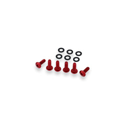 CLOSEOUT - CNC Racing Windscreen Bolt Kit for the Panigale - RED
